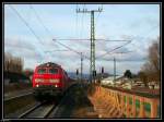 218 478 kommt mit dem RB 18993 in den Meckesheimer Bahnhof eingefahren.