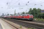 Dreifach 218er-Drhnen in Form von 426,421 und 423 am 18.07.10 nach Mhldorf am Heimeranplatz