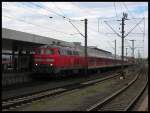 218 474 mit RE aus Bad Harzburg in Hannover Hbf