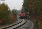 218 427-3 mit dem RE 22304 (Neustadt(Schwarzw)-Rottweil) am Esig Villingen 10.10.10