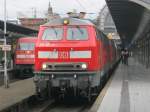 Am 15.10.1010 sind gerade 218 397-8 und 218 369-7 mit ihrem IC aus Westerland (Sylt) in den Hamburger HBF eingetroffen.