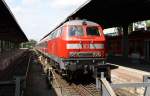 Hier 218 474-5 mit RE14070 von Bad Harzburg nach Hannover Hbf., dieser Zug stand am 22.5.2011 in Bad Harzburg.