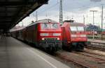 218 484-4 mit dem RE 28022 (Karlsruhe Hbf-Neustadt(Weinstr)Hbf) im start Bf 26.5.11