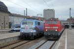 218 457 & 111 031 am 03.07.11 in Mnchen Hbf