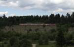 RE 22311 (Rottweil-Neustadt(Schwarzw) mit Schublok 218 4** bei Marbach 9.7.11