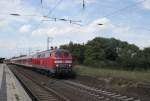 218 451, fhrt am 22.08.2011 mit RB durch Hannnover/Bismarkstrae.