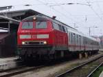 IC1961 von Kln Hbf.zum Ostseebad Heringsdorf kurz vor der Abfahrt im Rostocker Hbf.(Lokwechsel ab Rostock Hbf.)Aufgenommen am 22.04.06