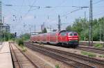 218 402-6 mit RE nach Mhldorf am 04.06.2011, Mnchen Heimeranplatz