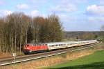 IC 1219 (Frankfurt/Main - Landeck Zams) nrdlich von Meckenbeuren.