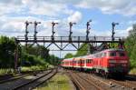 218 455-4 in Richtung Hannover bei der Ausfahrt aus Bad Harzburg (09.06.2012)  