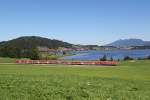 218 492 mit RB 57346 am 27.08.2012 bei Weizern-Hopferau.