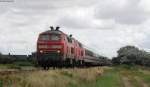 218 379-6 und 363-0 mit dem IC 2314 (Kln Hbf-Westerland(Sylt) bei Morsum 7.8.12