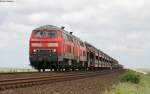 218 319-2 und 311-9 mit dem AS 1434 (Niebll-Westerland) auf dem Hindenburgdamm 7.8.12