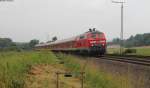 218 451-3 mit dem RE 14065 (Hannover Hbf-Bad Harzburg) in Baddeckenstedt 9.8.12