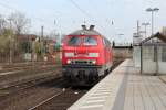 218 261-6 der Bahnbau Gruppe in Gladbeck-West. 15.04.2013.