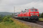 218 464-6 DB 218 491-9 DB mit BTE SDZ bei Horb am 28.06.2013.