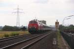 218 464-6 DB 218 491-9 DB mit BTE SDZ bei Weidnitz am 28.06.2013.