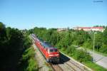 Am 16.06.2013 fahren 218 405 und 218 418 mit EC 192 von Mnchen Hbf nach Zrich HB und werden in wenigen Minuten in Kempten(Allgu)Hbf halten.