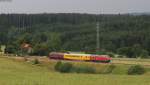 218 480-2 und 218 387-9 mit dem MESF 48120 (Freiburg(Brsg)Hbf-Donaueschingen) bei bei Lffingen 17.7.13