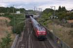 218 465-3 mit dem IC 18648  Stammstrecken-Shuttle  von Hannover Hbf nach Berlin Ostbahnhof in Stendal(Wahrburg).