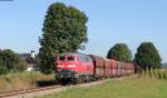 218 481-0 mit dem GB 74825 (Roberg-Lindau Reutin) bei Brenweiler 4.9.13