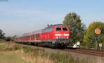 218 455-4 mit dem RE 14065 (Hannover Hbf-Bad Harzburg) bei Baddeckenstedt 3.10.13