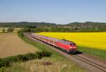 218 452-1 mit dem RE 14071 (Hannover Hbf - Bad Harzburg) in Goslar-Baßgeige am 03.05.14