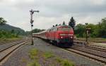 218 452 erreicht mit einem RE nach Bad Harzburg am 26.07.14 Goslar.