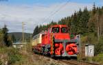 218 105-5 mit dem RbZ 26998 (Villingen(Schwarzw)-Seebrugg) bei Aha 9.10.14