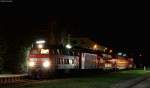 218 413-8 und 143 640-1 mit der RB 26971 (Freiburg(Breisgau) Hbf-Neustadt(Schwarzw)) beim Halt in Himmelreich 2.11.14