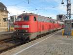 218 415 mit RE nach Füssen in München HBF.