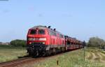 218 340-8 und 218 397-8 mit dem AS 1440 (Niebüll-Westerland(Sylt)) bei Morsum 6.6.15