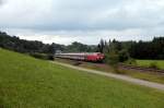 IC 118 mit 218 456-2 und 218 464-6 auf dem Weg nach Münster (15.08.2015)