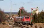 218 460-4 und 218 409-1 mit dem RE 22304 (Neustadt(Schwarzw)-Rottweil) bei Löffingen 1.1.16 