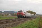 D218 435-6 mit IC 118, Innsbruck Hbf - Münster Hbf, in Schweinhausen.