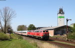 218 307-7 und 218 363-0 mit dem IC 2315 (Westerland(Sylt)-Frankfurt(Main)Hbf) bei Lindhol, 8.5.16