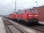 Nachdem 218 369,am 07.Juni 2016,schon als Schlußlok im IC 2377 Binz-Frankfurt Main Hbf mitlief,lief die Lok am 08.Juni 2016 nochmal im IC 2377 als Schlußlok mit diesmal nicht alleine,denn
