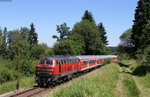 218 406-7 mit dem RE 22311 (Rottweil-Neustadt(Schwarzw)) bei Hausen vor Wald 10.7.16