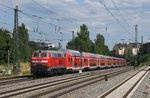 218 423 am 01.07.16 auf dem Weg nach Mühldorf am Münchner Heimeranplatz