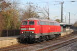 218 831-6 in Waiblingen am 13.12.2022