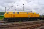 Dieses Foto von der BR 218 287-1 Deutsche Bahn Gleisbau entstand heute am 05.09.2007 auf dem ehemaligen Container-Bahnhof Hagen-Eckesey.