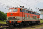 Am 30.05.2026 war die Parade beim Jubil�umsfest im DB Museum Koblenz. 218 137-8 nahm teil und rollt am Publikum vorbei.
