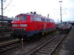 218-451 auf dem Abstellgleis in Hannover HBF am 2.5.08