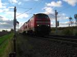 218 435-6 fhrt gleich mit einem RE aus Hamburg Hbf in den Reinfelder Bahnhof. Ziel des Zuges ist Lbeck Hbf. Ab Ende 2008 werden die RE- Zge der Kbs 140 mit 114ern bespannt.