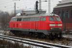 218 208 (DB Services Karlsruhe) am 29.11.2008 abgestellt in Gttingen