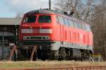 218 139-4 Pause in Ludwigslust. 18.03.2009