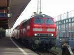 Hier nun die 218-412 nher die am 14.3.2005 in Worms Hbf war.