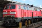 Sie hat noch eine Zukunft, 218 434-9 des Bh Ulm, denn sie gehrt zur vierten und letzten Bauserie der BR 218. Am 12.8.2009 konnte sie fernab ihrer Heimat in Kempten aufgenommen werden.