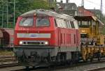 218 261-0 der DBG , aufgenommen in Kln West am 14.07.09