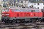 Die 218 408-3 in Koblenz Hbf , am 21,11,09